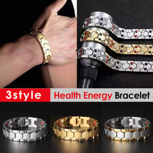Load image into Gallery viewer, Hot Sale Luxury Fashion Health Energy Bracelet Men Mental Bio Magnetic Anti-fatigue Anti-radiation Bracelets Jewelry
