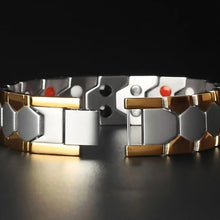 Load image into Gallery viewer, Hot Sale Luxury Fashion Health Energy Bracelet Men Mental Bio Magnetic Anti-fatigue Anti-radiation Bracelets Jewelry
