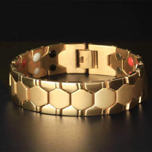 Load image into Gallery viewer, Hot Sale Luxury Fashion Health Energy Bracelet Men Mental Bio Magnetic Anti-fatigue Anti-radiation Bracelets Jewelry
