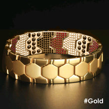 Load image into Gallery viewer, Hot Sale Luxury Fashion Detachable Health Energy Bracelet Men Mental Bio Magnetic Anti-fatigue Anti-radiation Bracelets Jewelry
