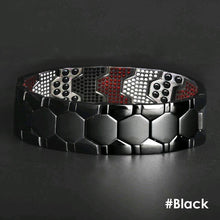 Load image into Gallery viewer, Hot Sale Luxury Fashion Detachable Health Energy Bracelet Men Mental Bio Magnetic Anti-fatigue Anti-radiation Bracelets Jewelry
