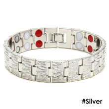 Load image into Gallery viewer, Hot Sale Luxury Fashion Health Energy Bracelet Men Mental Bio Magnetic Anti-fatigue Anti-radiation Bracelets Jewelry
