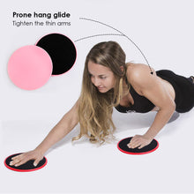 Load image into Gallery viewer, 2PCS Fitness Disc Exercise Sliding Plate Gliding Discs Slider For Yoga Gym Core Training Exercise Equipment
