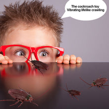 Load image into Gallery viewer, Simulated Cockroach Toy Cat Electric Vibration Cockroach Toys Pet Kitten Interactive Toys Simution Cockroach Tricky Toys Insect Model
