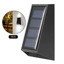 Load image into Gallery viewer, Solar Wall Lights Garden Fence Waterproof Solar Led Light Up&amp;Down Light Outdoor Solar Wall Stair Light Patio Courtyard Street Landscape Garden Decor Wall Lamp
