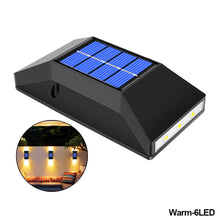 Load image into Gallery viewer, LED Solar Wall Lights Outdoor Waterproof Solar Led Light Up&amp;Down Light Outdoor Solar Wall Stair Light Patio Courtyard Street Landscape Garden Decor Wall Lamp
