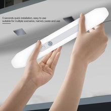 Load image into Gallery viewer, Stepless Dimming Motion Sensor Night Light USB Rechargeable Wireless Lamp Bedroom Bedside Cabinet Wardrobe Night Lighting
