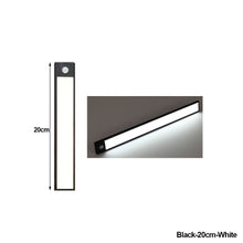 Load image into Gallery viewer, Ultra Thin Motion Sensor Night Light USB Rechargeable Wireless Lamp Bedroom Bedside Cabinet Wardrobe Night Lighting
