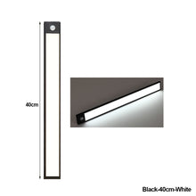 Load image into Gallery viewer, Ultra Thin Motion Sensor Night Light USB Rechargeable Wireless Lamp Bedroom Bedside Cabinet Wardrobe Night Lighting
