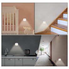 Load image into Gallery viewer, Motion Sensor Wireless Night Lamp Bedside Cabinet LED Night Lights Room Stairway Wardrobe Small Nightlights Lamp
