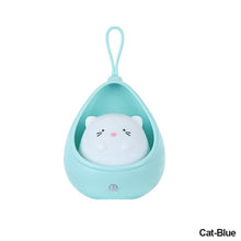 Load image into Gallery viewer, Smart Motion Sensor Night Light USB Chargeable Cute Animal LED Lamp Gifts For Children Kids Bedroom Silicone Wall Lights
