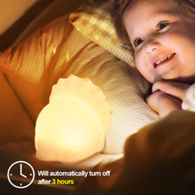 Load image into Gallery viewer, Cute Dinosaur Tap Night Light Silicone Animal Atmosphere Lamp Children Kids Holiday Gift Dimmable Sleeping Night Lamp 5V USB Charging
