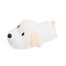 Load image into Gallery viewer, Cute Puppy Touch Senor Night Light Silicone Dog Dimmable Atmosphere Lamp Children Kids Holiday Gift Sleeping Night Lamp 5V USB Charging
