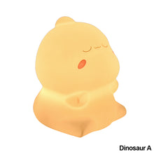 Load image into Gallery viewer, USB Charging Cute Polar Bear Tap Night Light Silicone Animal Atmosphere Lamp Children Kids Holiday Gift Dimmable Sleeping Night Lamp 5V
