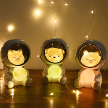 Load image into Gallery viewer, USB Charging Galaxy Guardian Pet Astronaut Night Light Atmosphere Lamp Children Kids Holiday Gifts Decoration Lamp Sleeping Light
