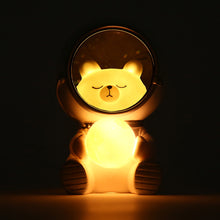 Load image into Gallery viewer, USB Charging Galaxy Guardian Pet Astronaut Night Light Atmosphere Lamp Children Kids Holiday Gifts Decoration Lamp Sleeping Light
