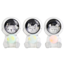 Load image into Gallery viewer, USB Charging Galaxy Guardian Pet Astronaut Night Light Atmosphere Lamp Children Kids Holiday Gifts Decoration Lamp Sleeping Light
