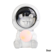 Load image into Gallery viewer, USB Charging Galaxy Guardian Pet Astronaut Night Light Atmosphere Lamp Children Kids Holiday Gifts Decoration Lamp Sleeping Light
