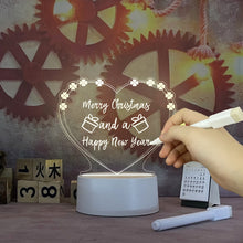 Load image into Gallery viewer, Note Board Creative Led Night Light USB Message Board Holiday Light With Pen Gift For Children Girlfriend Decoration Night Lamp

