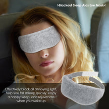 Load image into Gallery viewer, Soft Adjustable Sleeping Mask Flight Shading Breathable Sleep Eye Mask Portable Travel Cover Night Blindfold Sleeping Eyemask
