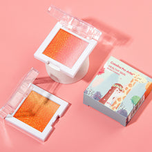 Load image into Gallery viewer, Monochrome Petal Gradient Vitality Blush Peach Red Pearl Stage Rouge Powder Waterproof Sweat-proof Daisy Blusher Face Makeup
