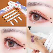 Load image into Gallery viewer, Color Eyeliner Starry Purple Blue Brown Ultra-fine Waterproof Non-smudge Liquid Eyeliner Beauty Women Makeup Cosmetic
