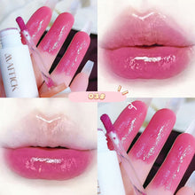 Load image into Gallery viewer, Clear Water Mirror Light Lip Glaze Light Natural Color Lip Gloss Long-lasting Not Easy To Lose Color Makeup Lip Gloss
