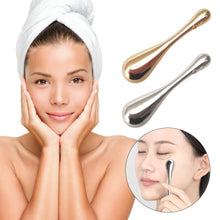 Load image into Gallery viewer, Zinc Alloy Eye Cream Stick Iced Metal Eye Cream Massage Stick Beauty Stick Facial Care Cosmetic Tool V Face Massager
