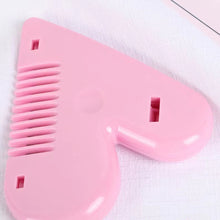 Load image into Gallery viewer, Creative Peach Heart Double-sided Hairbrush Hairbrush Thinning Bangs Trimmer Hairbrush Children's Anti-cut Haircut Haircut
