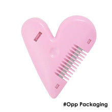 Load image into Gallery viewer, Creative Peach Heart Double-sided Hairbrush Hairbrush Thinning Bangs Trimmer Hairbrush Children's Anti-cut Haircut Haircut
