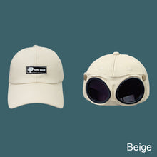 Load image into Gallery viewer, Reverse Glasses Cap Fashion Personality Baseball Cap Adjustable Cotton Casual Cap Cool Outdoor Sun Hat
