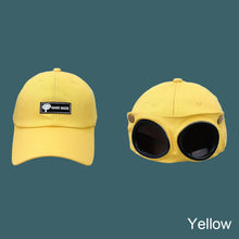 Load image into Gallery viewer, Reverse Glasses Cap Fashion Personality Baseball Cap Adjustable Cotton Casual Cap Cool Outdoor Sun Hat
