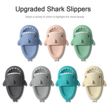 Load image into Gallery viewer, Cute Cartoon Shark Slippers Comfortable Soft Bottom Slippers Non-slip Indoor Outdoor EVA Slippers
