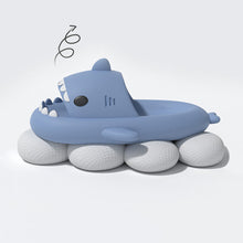 Load image into Gallery viewer, Cute Cartoon Shark Slippers Comfortable Soft Bottom Slippers Non-slip Indoor Outdoor EVA Slippers
