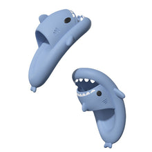 Load image into Gallery viewer, Cute Cartoon Shark Slippers Comfortable Soft Bottom Slippers Non-slip Indoor Outdoor EVA Slippers
