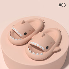 Load image into Gallery viewer, Cute Cartoon Shark Slippers Comfortable Soft Bottom Slippers Non-slip Indoor Outdoor EVA Slippers
