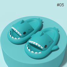 Load image into Gallery viewer, Cute Cartoon Shark Slippers Comfortable Soft Bottom Slippers Non-slip Indoor Outdoor EVA Slippers
