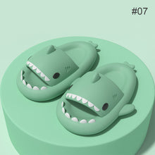 Load image into Gallery viewer, Cute Cartoon Shark Slippers Comfortable Soft Bottom Slippers Non-slip Indoor Outdoor EVA Slippers
