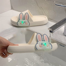 Load image into Gallery viewer, Glowing Rabbit Soft Platform Slippers Casual Lightweight Comfortable Slippers Non-slip Summer Slippers
