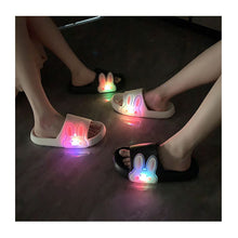 Load image into Gallery viewer, Glowing Rabbit Soft Platform Slippers Casual Lightweight Comfortable Slippers Non-slip Summer Slippers
