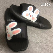 Load image into Gallery viewer, Cute Rabbit Slippers Soft Thick Bottom Non-slip Home Slippers Comfortable Summer Slippers for Women
