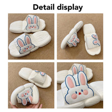 Load image into Gallery viewer, Cute Rabbit Slippers Soft Thick Bottom Non-slip Home Slippers Comfortable Summer Slippers for Women
