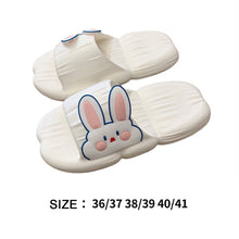 Load image into Gallery viewer, Cute Rabbit Slippers Soft Thick Bottom Non-slip Home Slippers Comfortable Summer Slippers for Women
