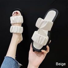 Load image into Gallery viewer, Solid Color Fashion Casual Slippers Soft Muffin Bottom Slippers Comfortable Outdoor Slippers for Women
