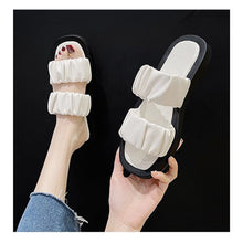 Load image into Gallery viewer, Solid Color Fashion Casual Slippers Soft Muffin Bottom Slippers Comfortable Outdoor Slippers for Women
