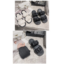Load image into Gallery viewer, Solid Color Fashion Casual Slippers Soft Muffin Bottom Slippers Comfortable Outdoor Slippers for Women
