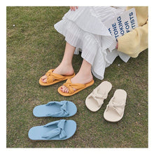 Load image into Gallery viewer, Candy Color Soft Sole Slippers Fashion Outdoor Flat Slippers Comfortable Beach Slippers for Women
