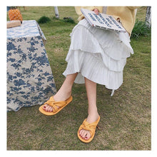 Load image into Gallery viewer, Candy Color Soft Sole Slippers Fashion Outdoor Flat Slippers Comfortable Beach Slippers for Women
