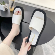 Load image into Gallery viewer, Flat Slippers Muffin Platform Slippers Comfortable Non-slip Slippers Fashion Outdoor Slippers for Women
