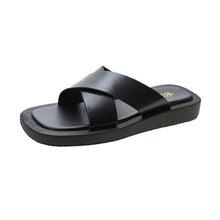 Load image into Gallery viewer, Flat Slippers Muffin Platform Slippers Comfortable Non-slip Slippers Fashion Outdoor Slippers for Women
